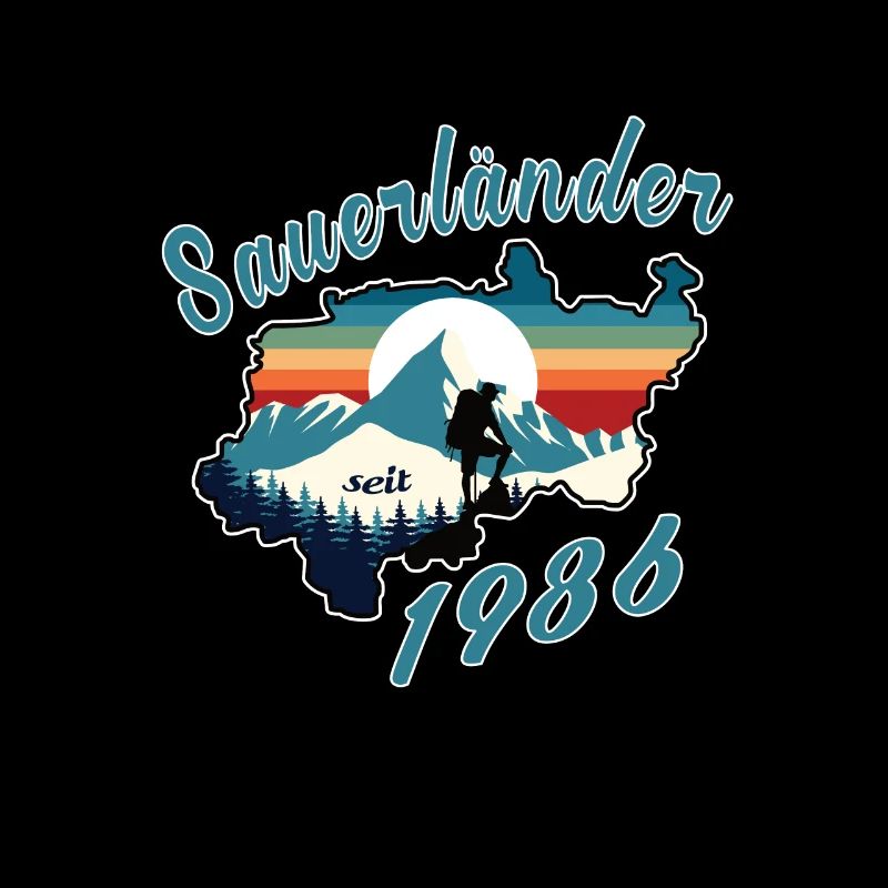 1986 anniversaire Sauerländer Original Retro Sunset