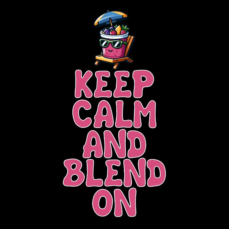 Keep Calm And Blend On Summer Retreat
