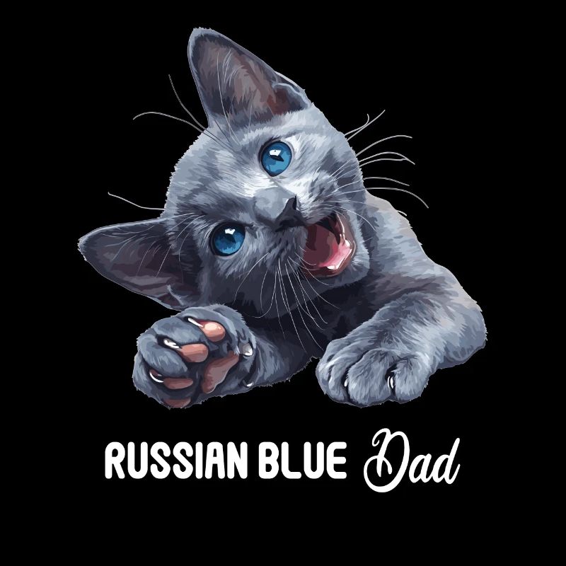 Russian Blue Cat Russisch Blau Katze