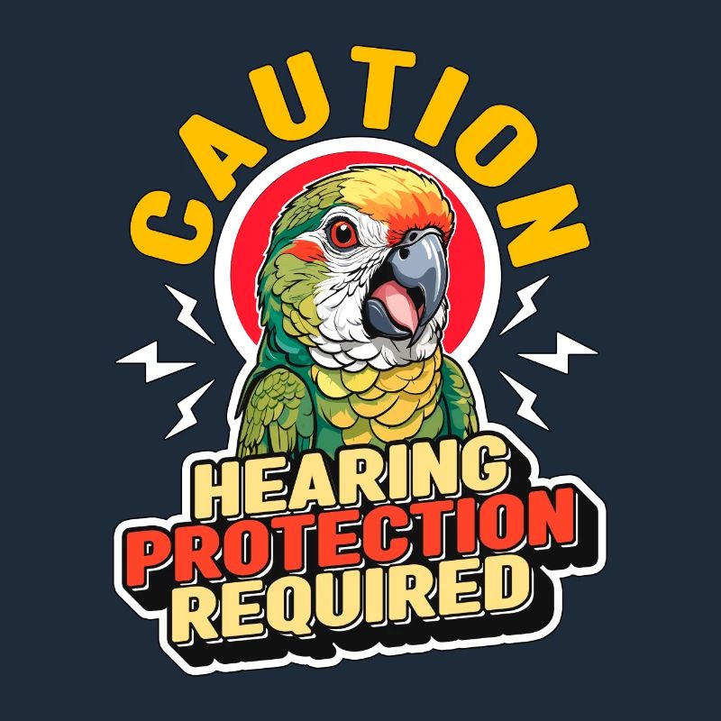 Conure Caution Protection auditive Conure Owner