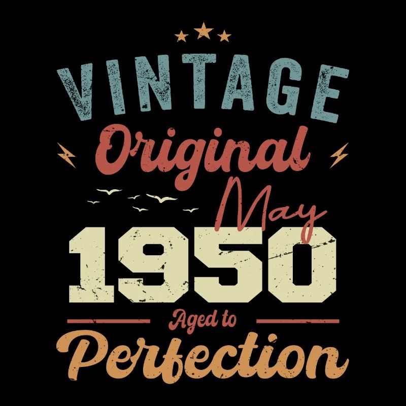 Mai 1950 Geburtstag Mai 1950 Geschenk Mai 1950