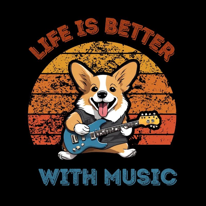 Das Leben ist besser mit Musik, Corgi-Gitarrist