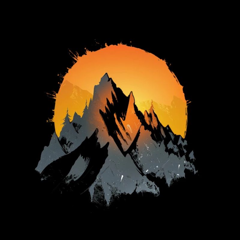 Sunset, Mountains, Nature Magic