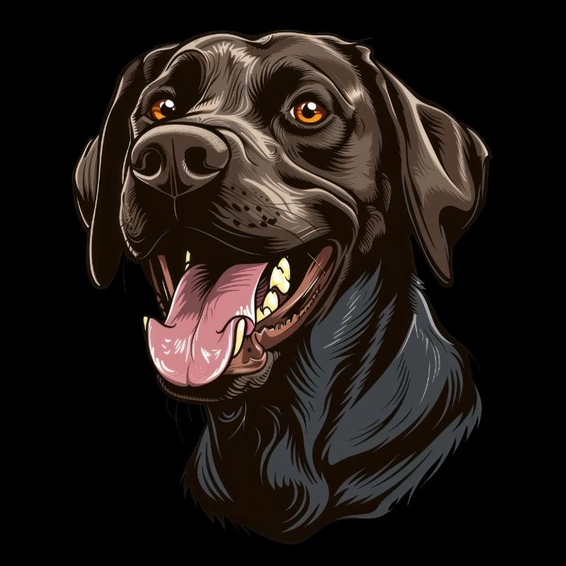 Labrador Retriever | Illustration de dessin animé