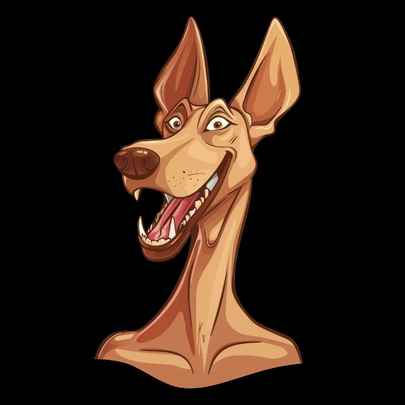Pharaoh Hound | Pharaoh Hound | Cartoon Artwork
