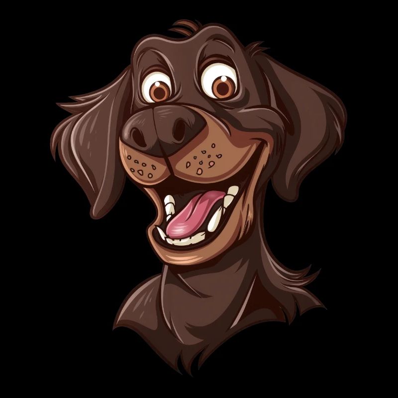 Poodle Pointer | Cartoon Artwork