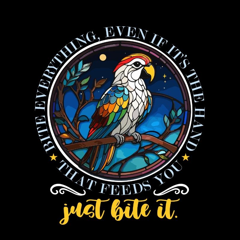 Parrot Bite Everything Even If It's Ornithologist
