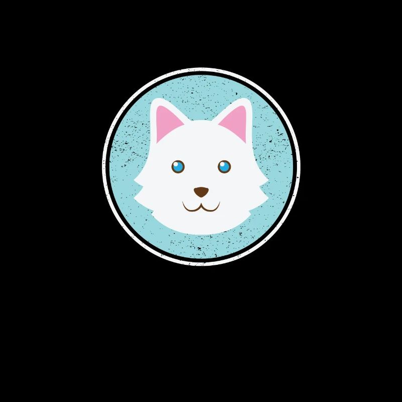 chien mignon avec une fourrure blanche