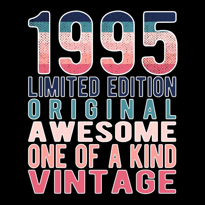 Limited Edition seit 1995 Geburtstag Vintage 1995