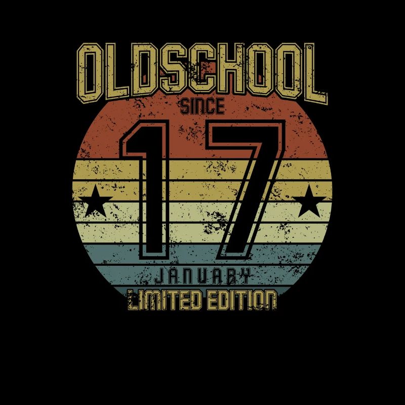 January 2017 - Geburtstag im Januar Oldschool