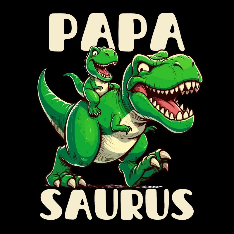 Papa Saurus Vatertag Dinosaurier T-Rex Dad Lustig