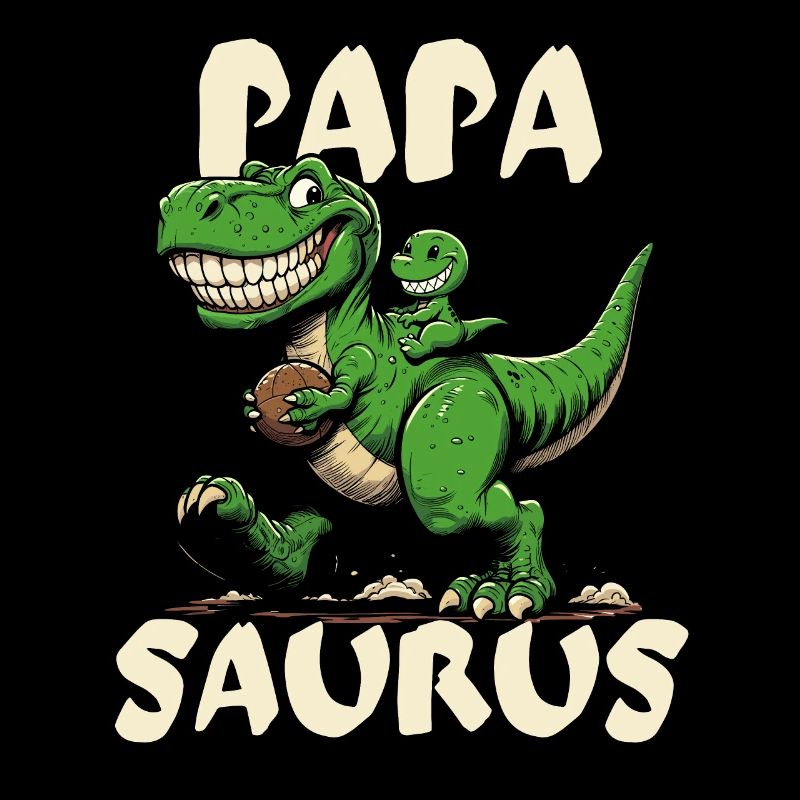Vater Papa Saurus Dinosaurier T-Rex Vatertag Cool