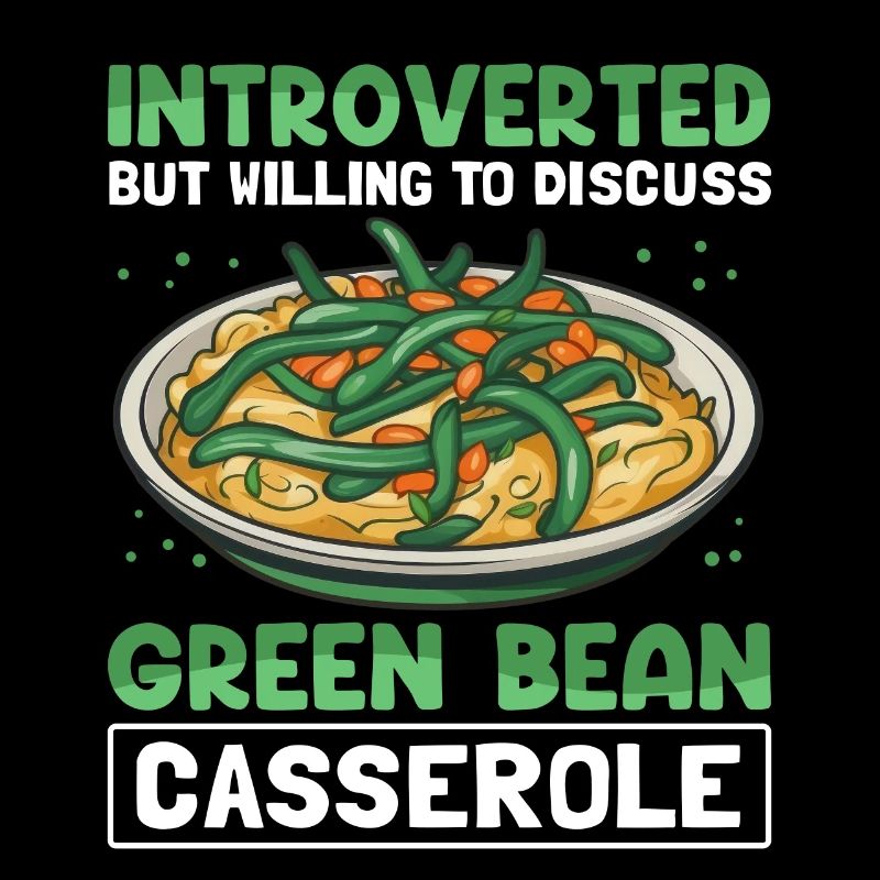 Cadeau de casserole de haricots verts
