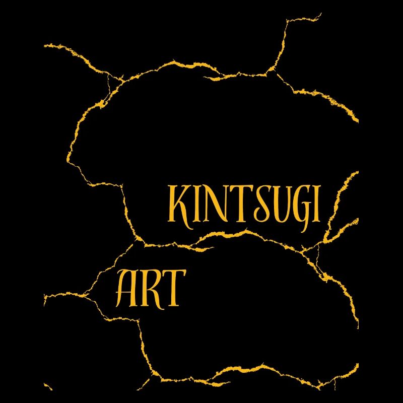 Kintsugi Art Pottery Risse und Misserfolge