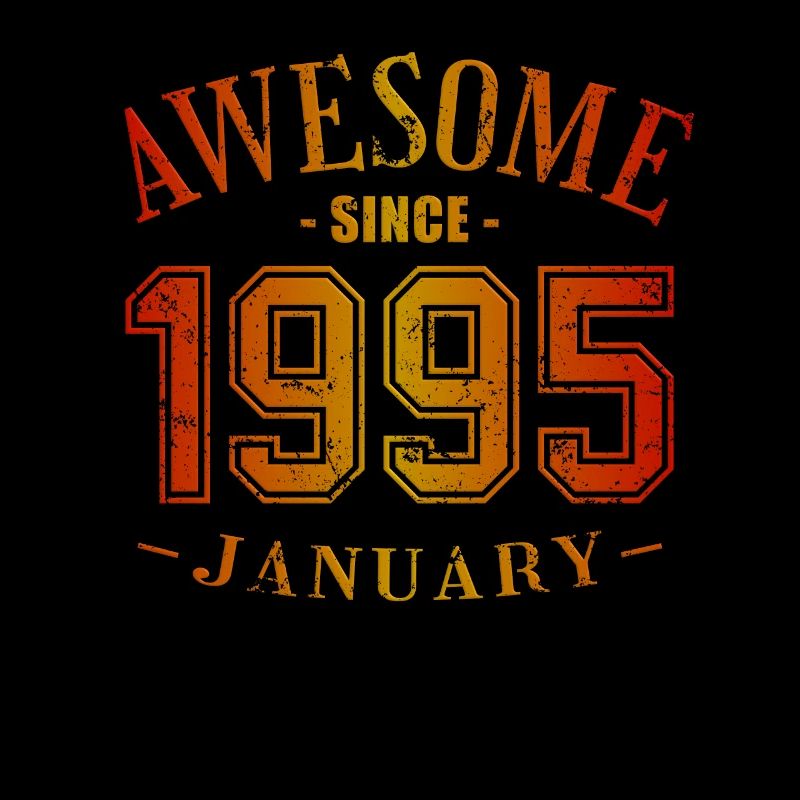 January 1995 - Geburtstag im Januar Awesome