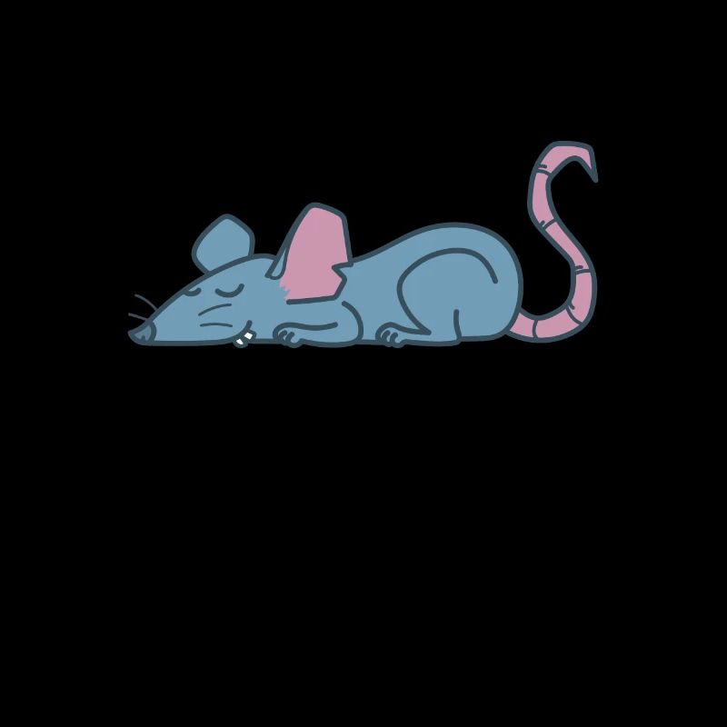 Rat dormant rongeur nature