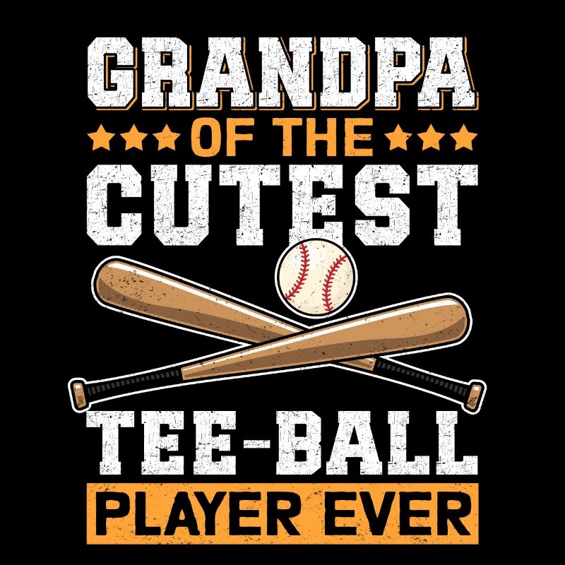 Tee Ball Grandpa Tee-Ball T-Ball Teeball Geschenk