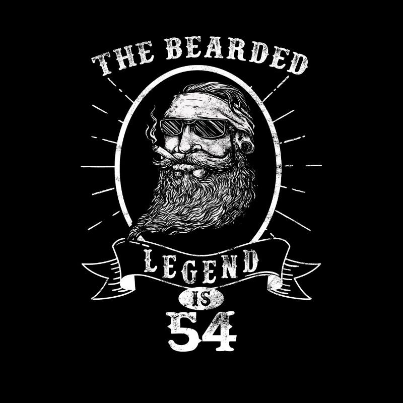 The bearded Legend is 54