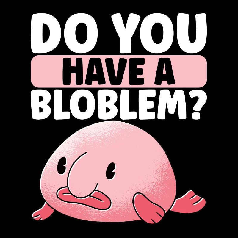Cute Blob Fish Ugly Fish