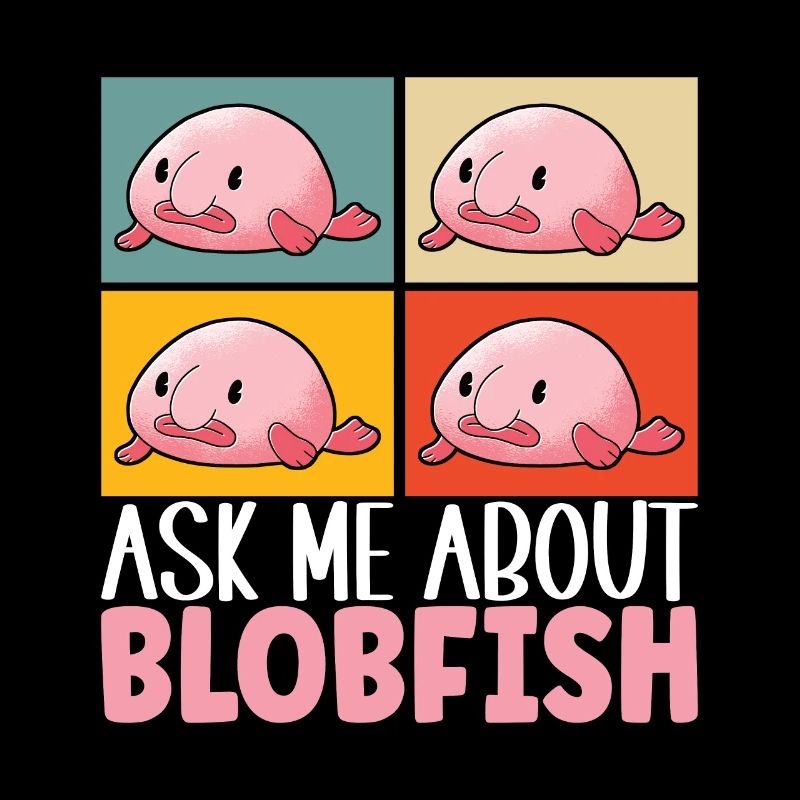 Cute Blob Fish Ugly Fish