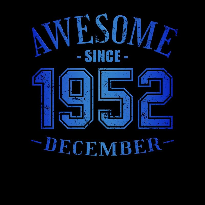 December 1952 - Geburtstag im Dezember Awesome