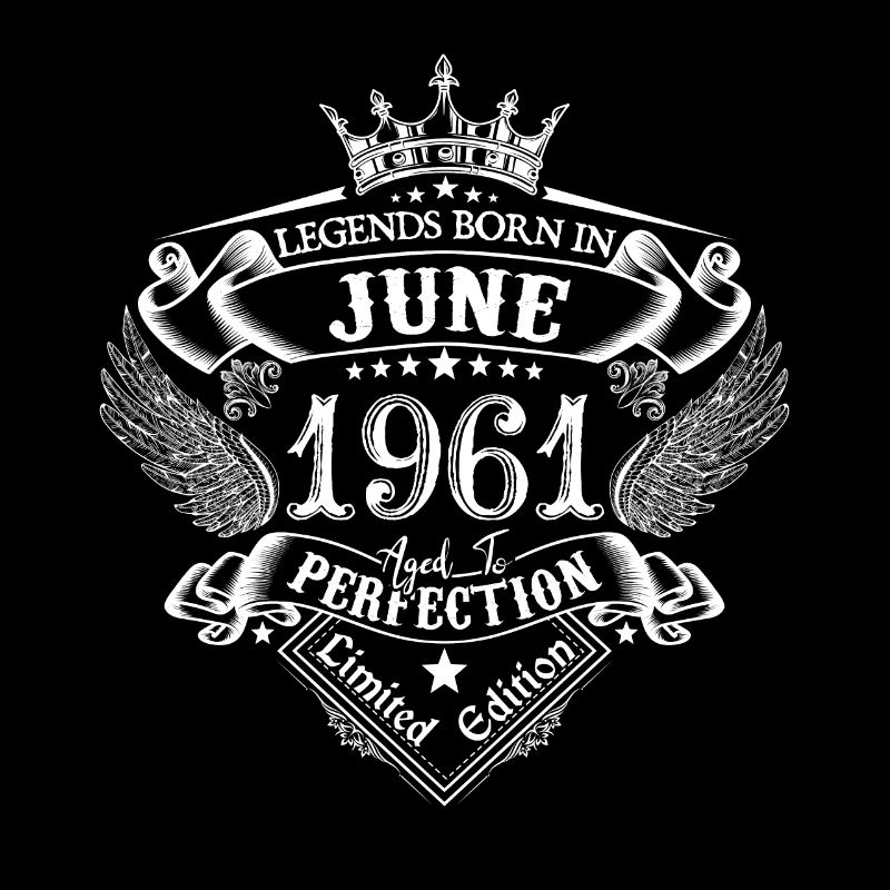 Juni 1961 Geburtstag Juni 1961 Juni Geschenk