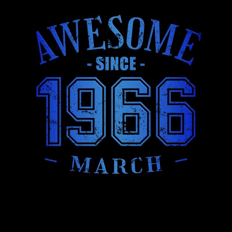 March 1966 - Birthday in March Awesome