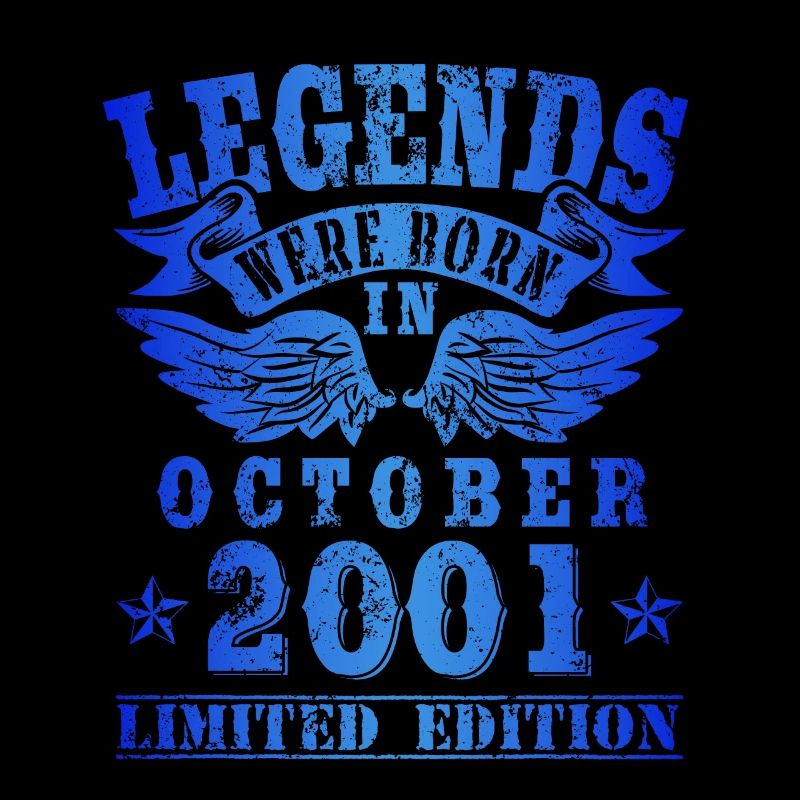 Legends were born in October 2001 Birthday