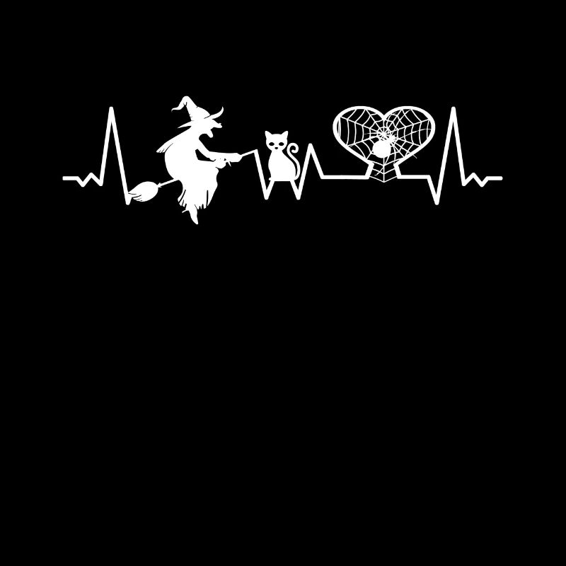 Mystical Gothic Occult Witch Heartbeat