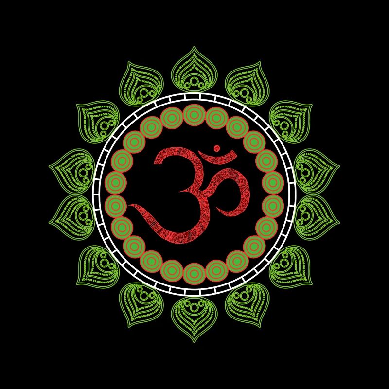 Motif créatif psychédélique de Goa