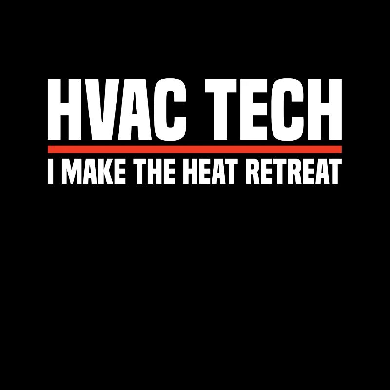 Ich mache den Heat Retreat HVAC Tech Funny Technician