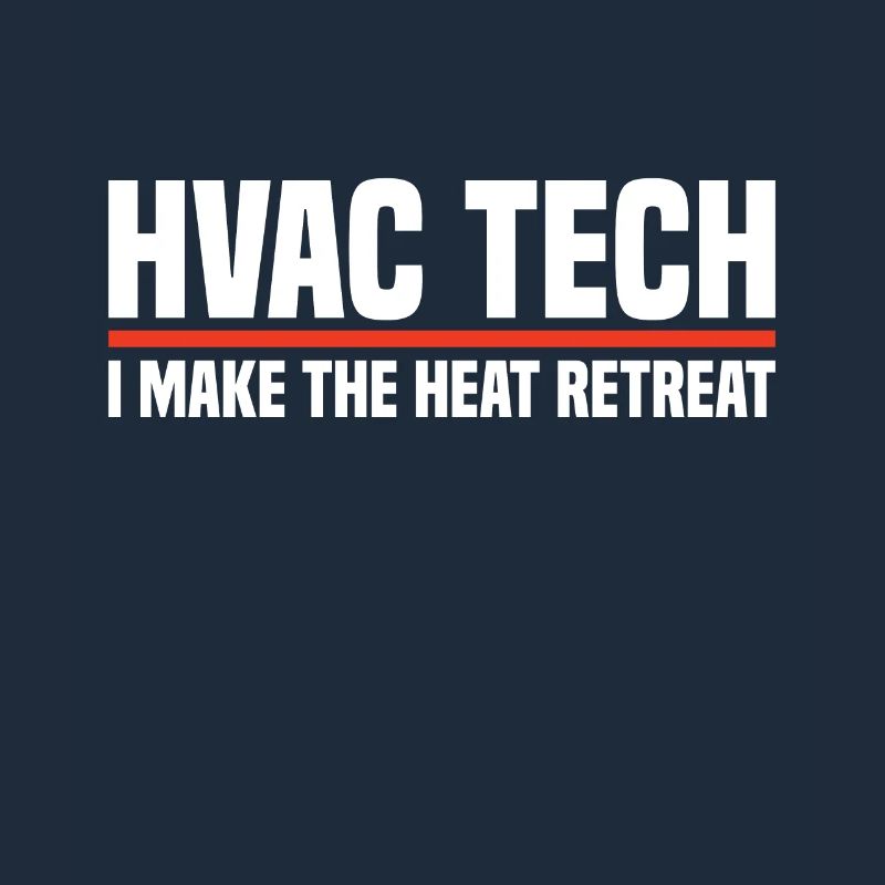 Je fais du technicien drôle de technicien CVC de Heat Retreat