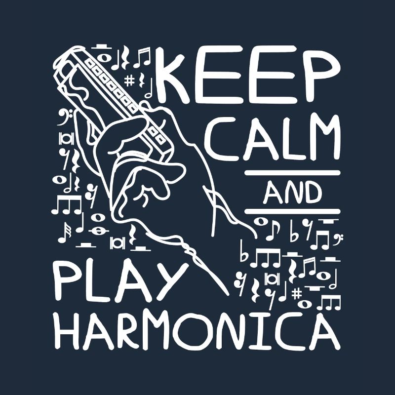 Keep calm and play harmonica