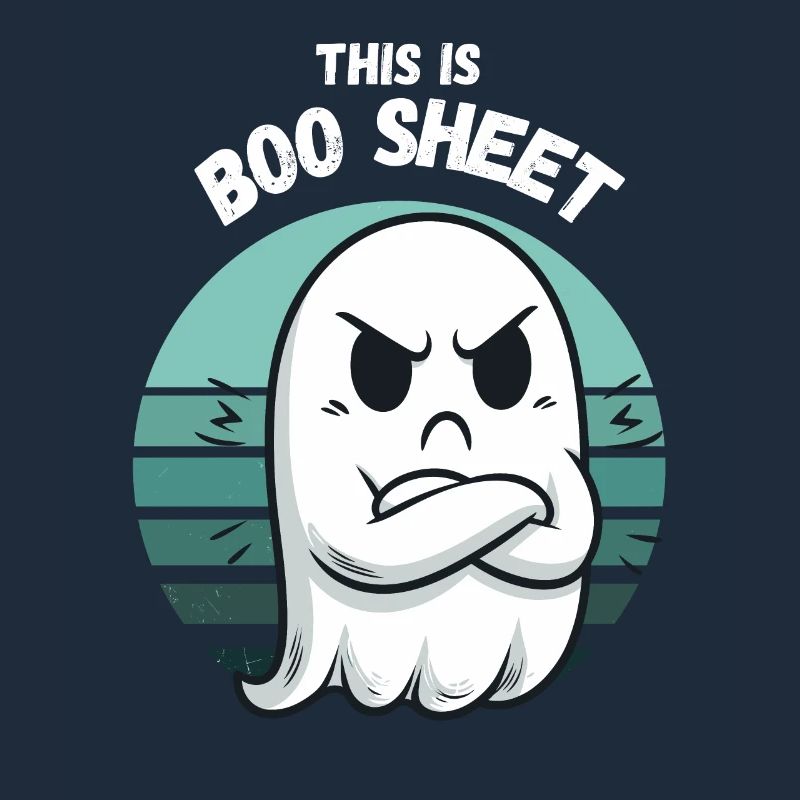Halloween Ghost Ghost Bullshit Jeu de mots drôle