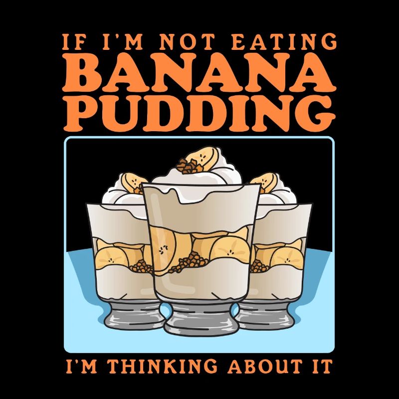 Bananenpudding Bananen-Pudding Geschenk