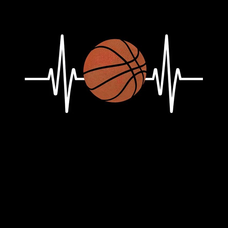 Conception de battement de cœur de basket-ball