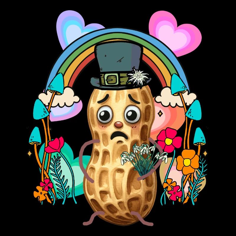 Peanut Rainbow Flowers Nature Lover
