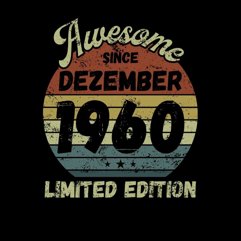 Awesome since December 1960 - Geburtstag