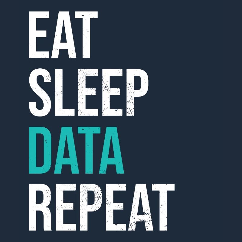 Eat Sleep Data Repeat Statistics Lovers