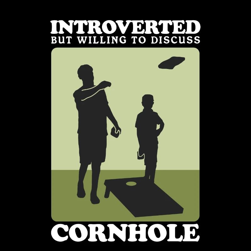 Cornhole Player Blind Hole Bean Bag Gift