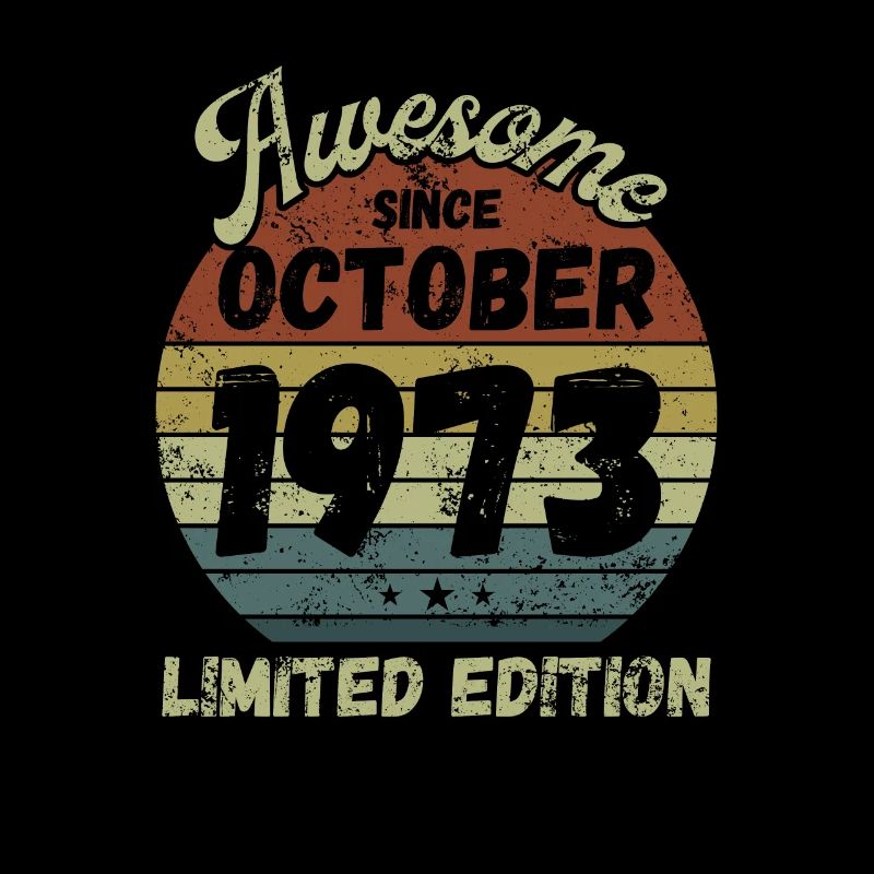 Awesome since October 1973 - Geburtstag