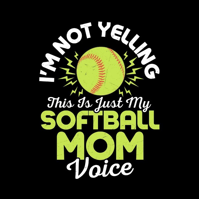 Je ne crie pas, c’est juste ma voix de mère de softball