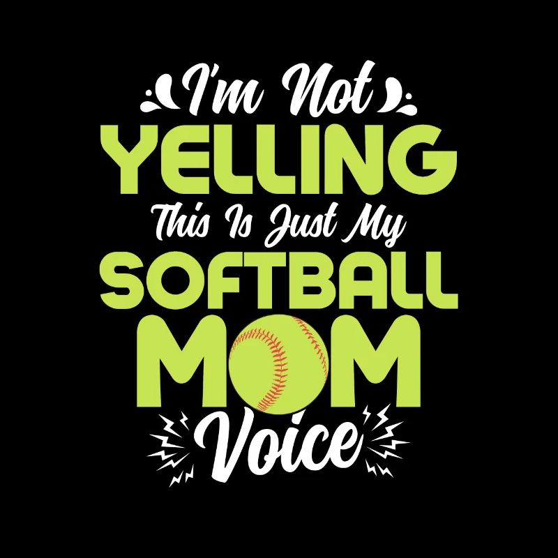 Je ne crie pas, c’est juste ma voix de mère de softball