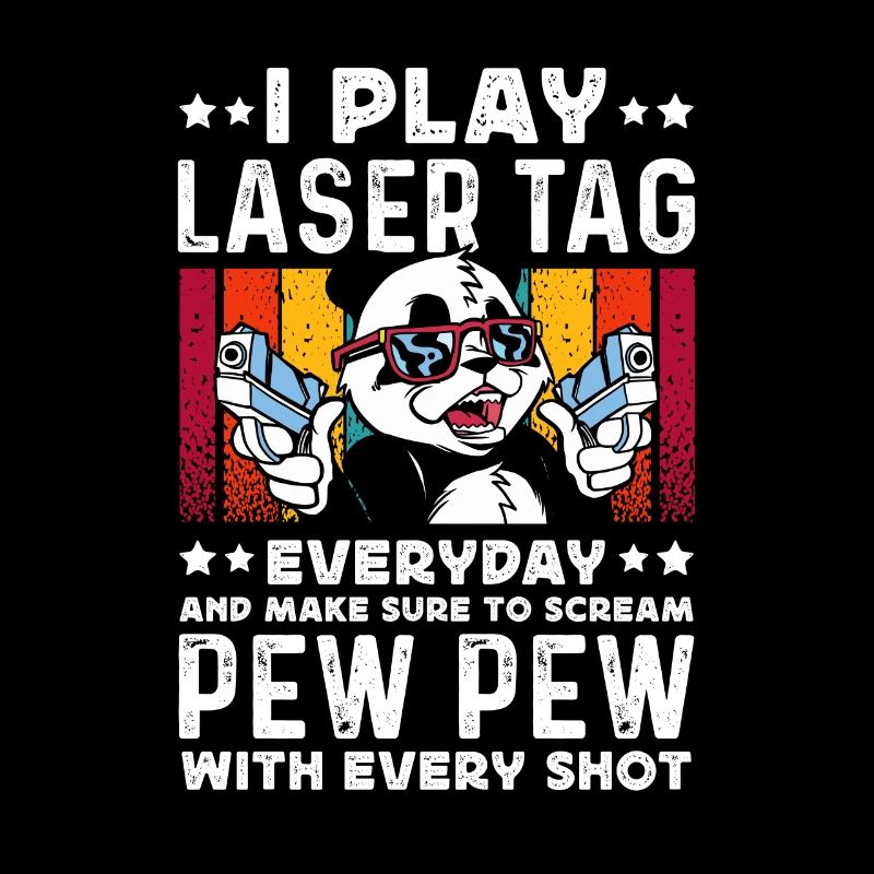 Laser Tag Panda Pew Pew