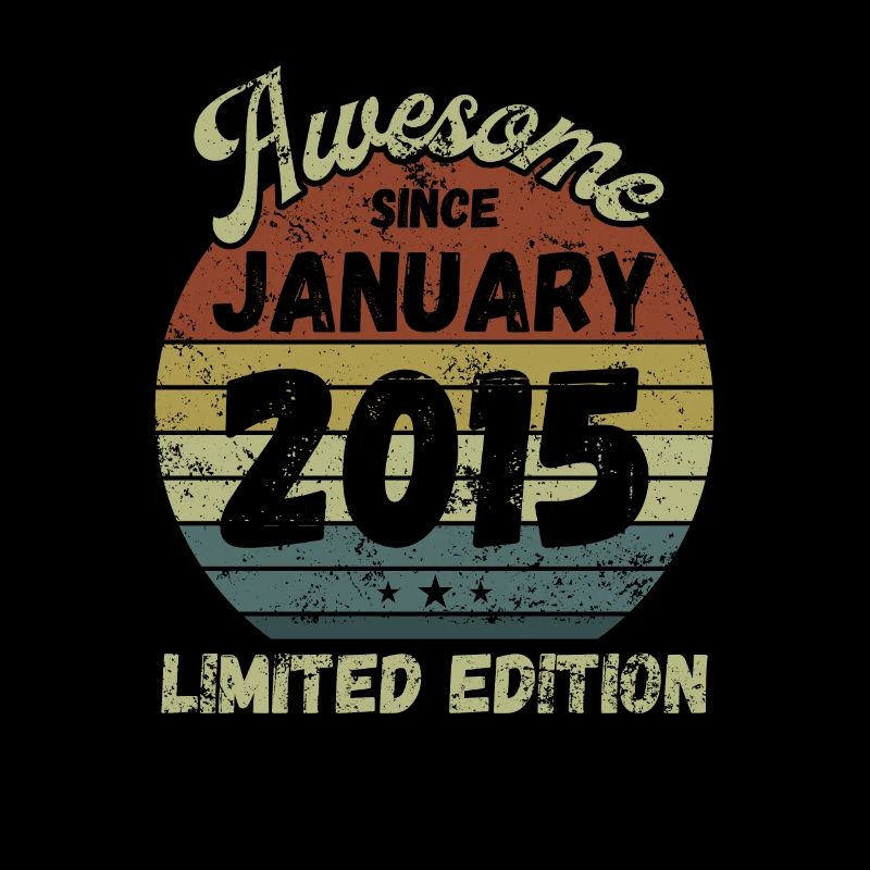 Awesome since January 2015 - Birthday