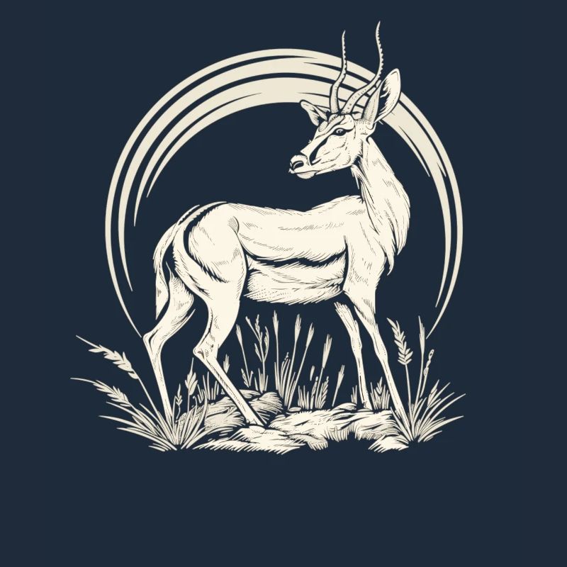 Antilope antilope antilope ouverte
