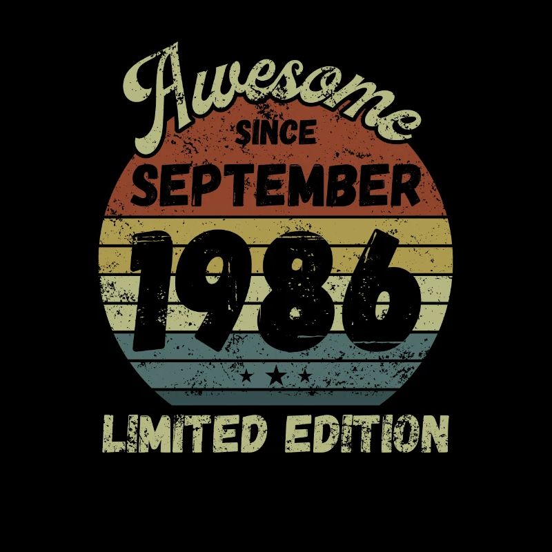 Awesome since September 1986 - Geburtstag