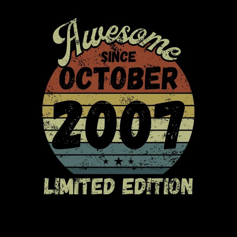 Awesome since October 2007 - Geburtstag