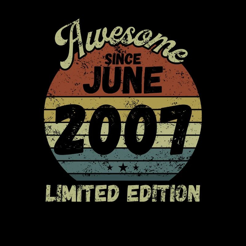 Awesome since June 2007 - Geburtstag