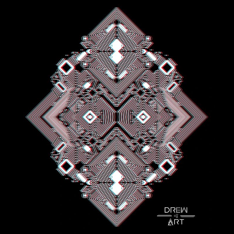 CIRCUIT PRINTED 1 3D weiß
